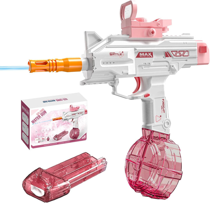 UZI-SMG Elektrická vodní pistole pro děti | Dlouhý dostřel, 2 zásobníky