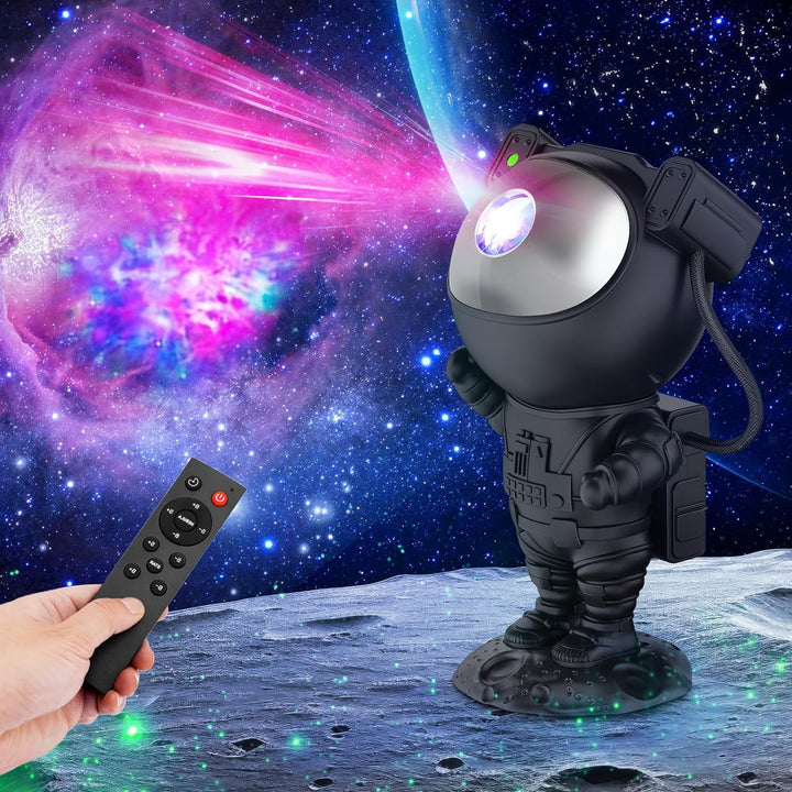 Projektor noční oblohy v podobě kosmonauta | Dálkové ovládání