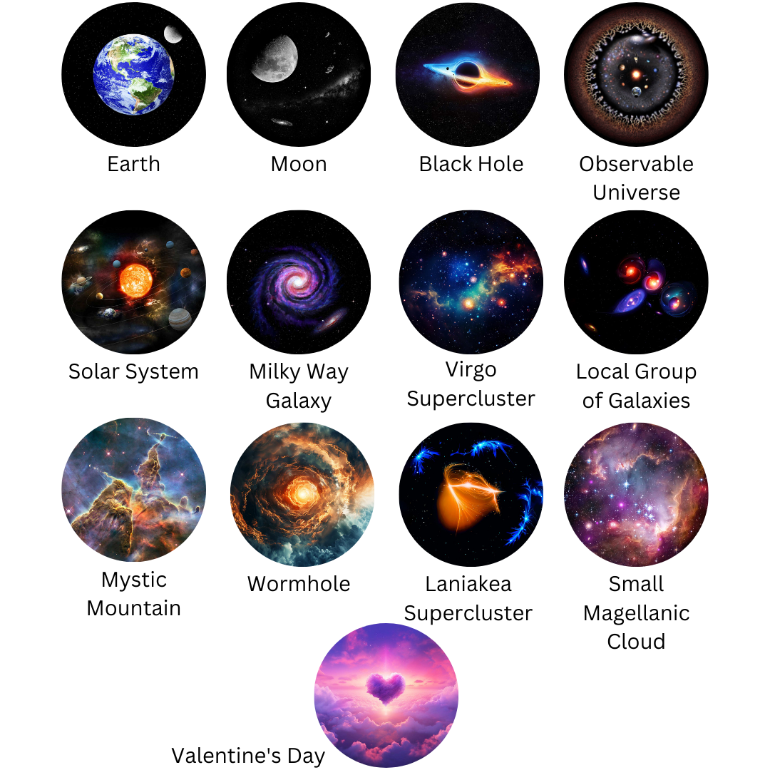 Projektor galaxie (PRO Edition) | Domácí planetárium - 13 kazet a dálkové ovládání