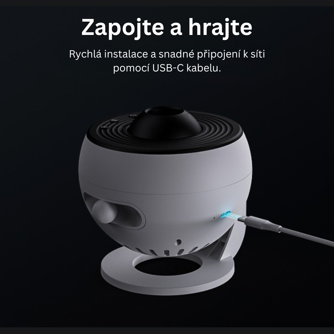 Projektor galaxie (PRO Edition) | Domácí planetárium - 13 kazet a dálkové ovládání