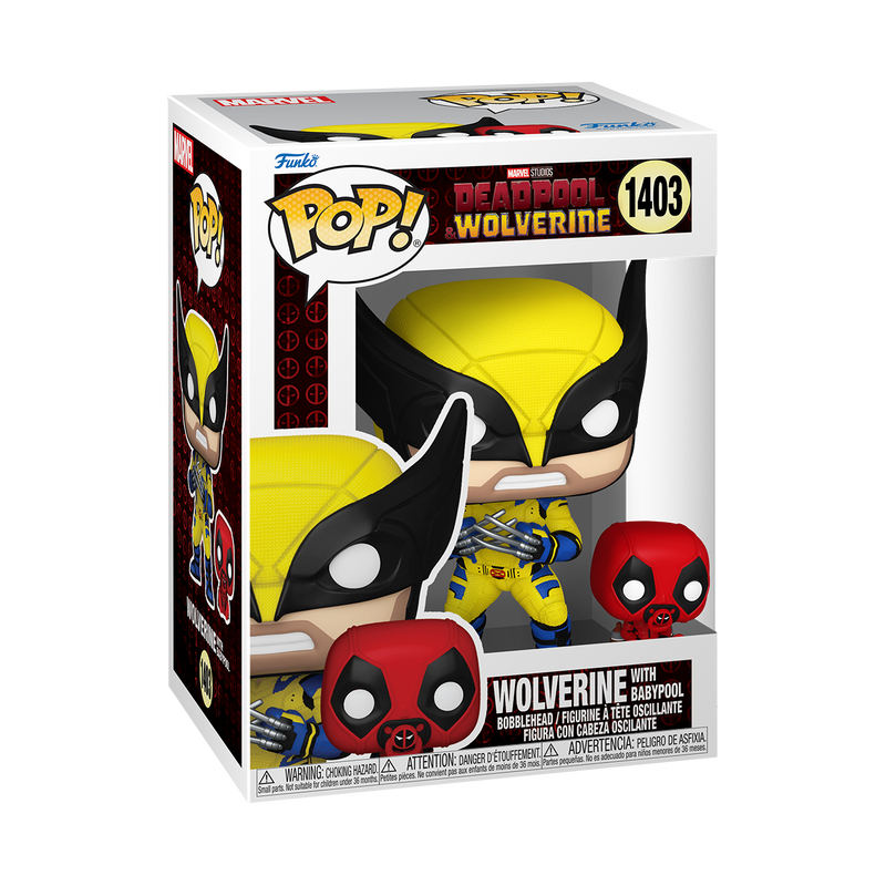 Funko Pop! & Buddy Wolverine s Babypoolem | Marvel sběratelská figurka | DEADPOOL & WOLVERINE