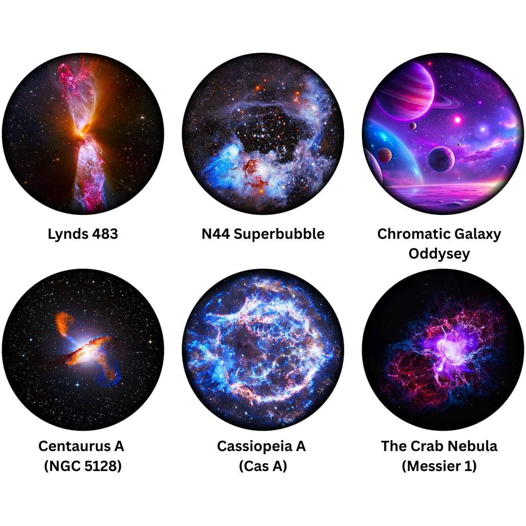 Doplňující sady kazet pro projektory galaxie Bolong & Nanxin – 4K snímky vesmíru, planet, mlhovin i dětských motivů