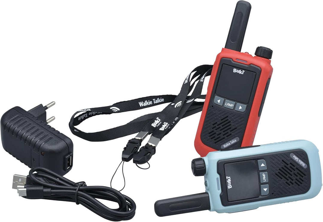 BUKI TW05 – Dětské vysílačky s dobíjecí baterií (dosah až 5 km)