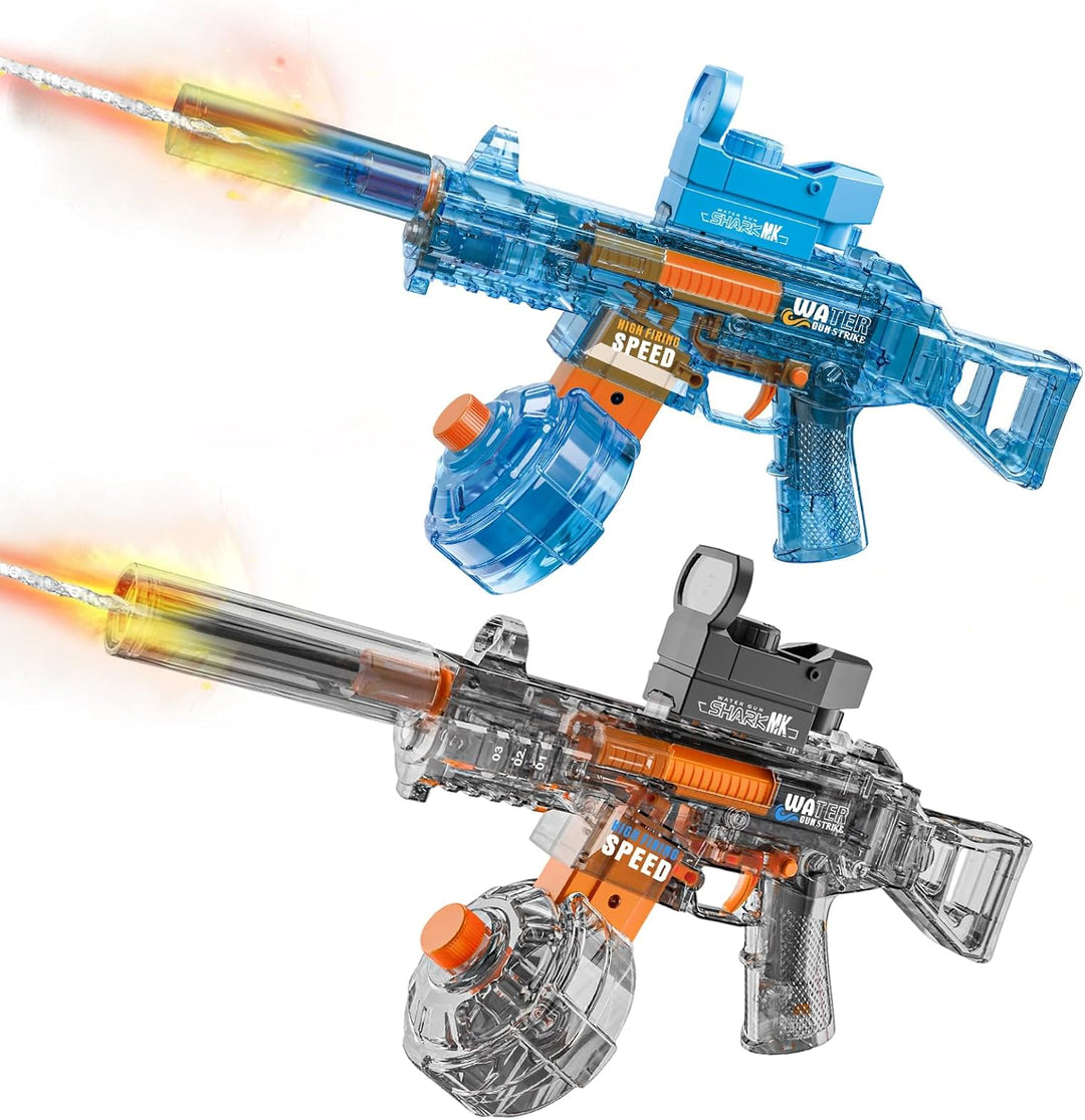 BATTLE Elektrická vodní pistole UMP45 – světelné efekty, dostřel 8–10 m, 350 ml zásobník, 500 mAh baterie