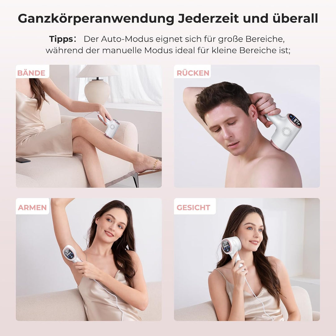 Profesionální IPL epilátor s chladící funkcí