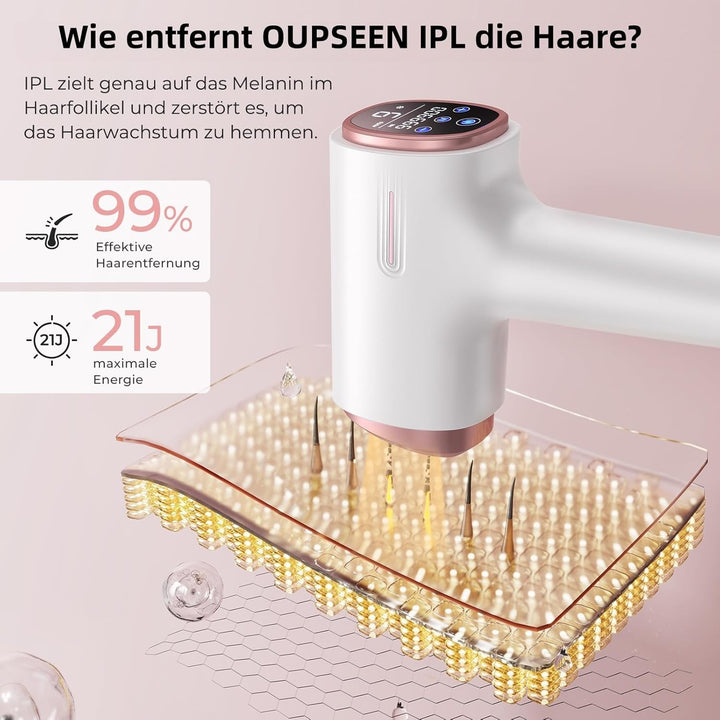 Profesionální IPL epilátor s chladící funkcí