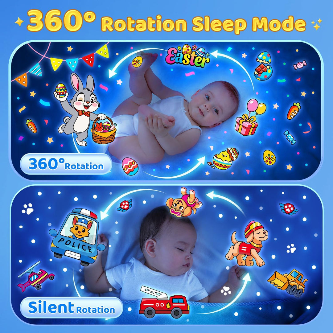 Dinosauří projektor pro děti s pohádkovými motivy, hudbou a kreativní sadou