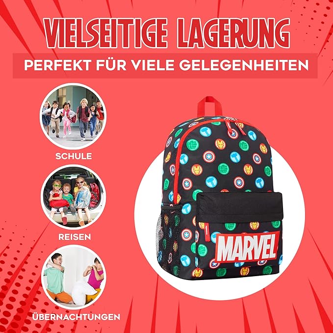 Marvel Dětský batoh | Pro fanoušky Marvel, Avengers a Spider-Man