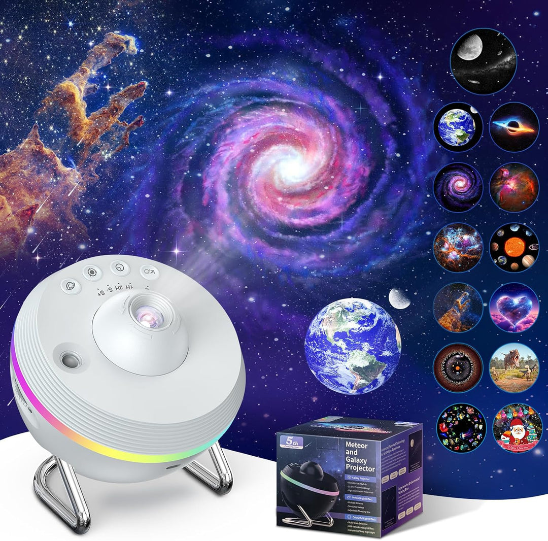 Projektor galaxie s funkcí meteoritu 5. generace - 13 kazet se snímky ve 4K kvalitě