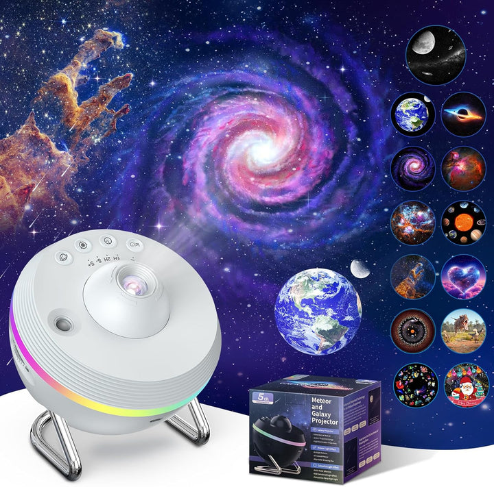 Projektor galaxie s funkcí meteoritu 5. generace - 13 kazet se snímky ve 4K kvalitě