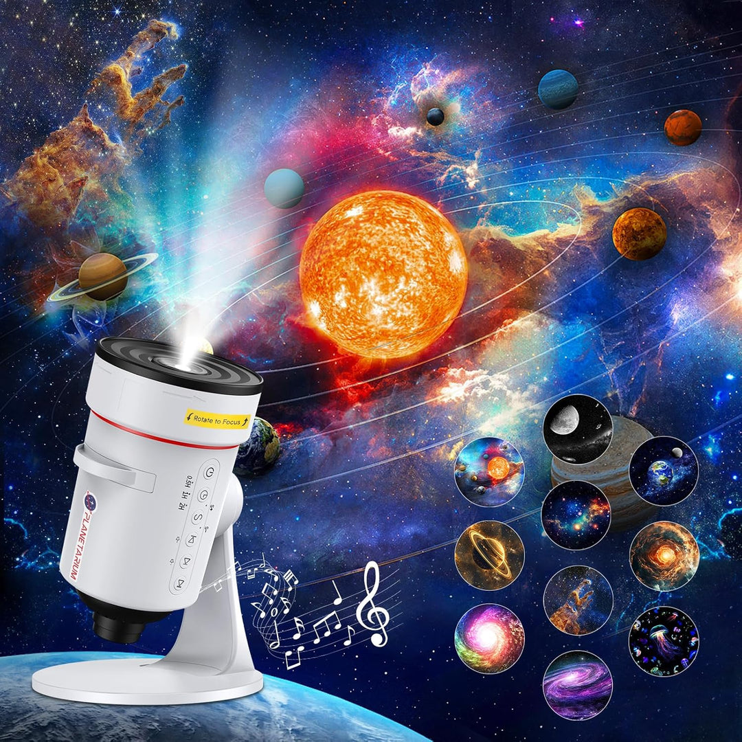 Projektor galaxie s funkcí meteoritu (8. generace) - 10 kazet se snímky ve 4K kvalitě