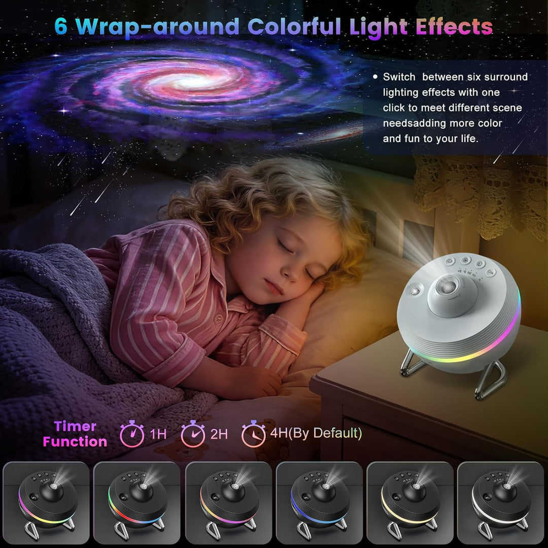 Projektor galaxie s funkcí meteoritu 5. generace - 13 kazet se snímky ve 4K kvalitě