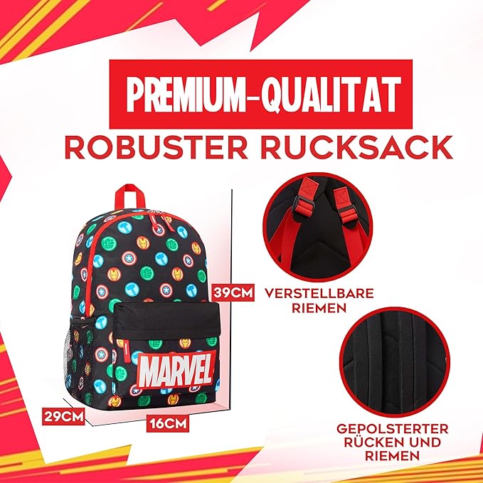 Marvel Dětský batoh | Pro fanoušky Marvel, Avengers a Spider-Man
