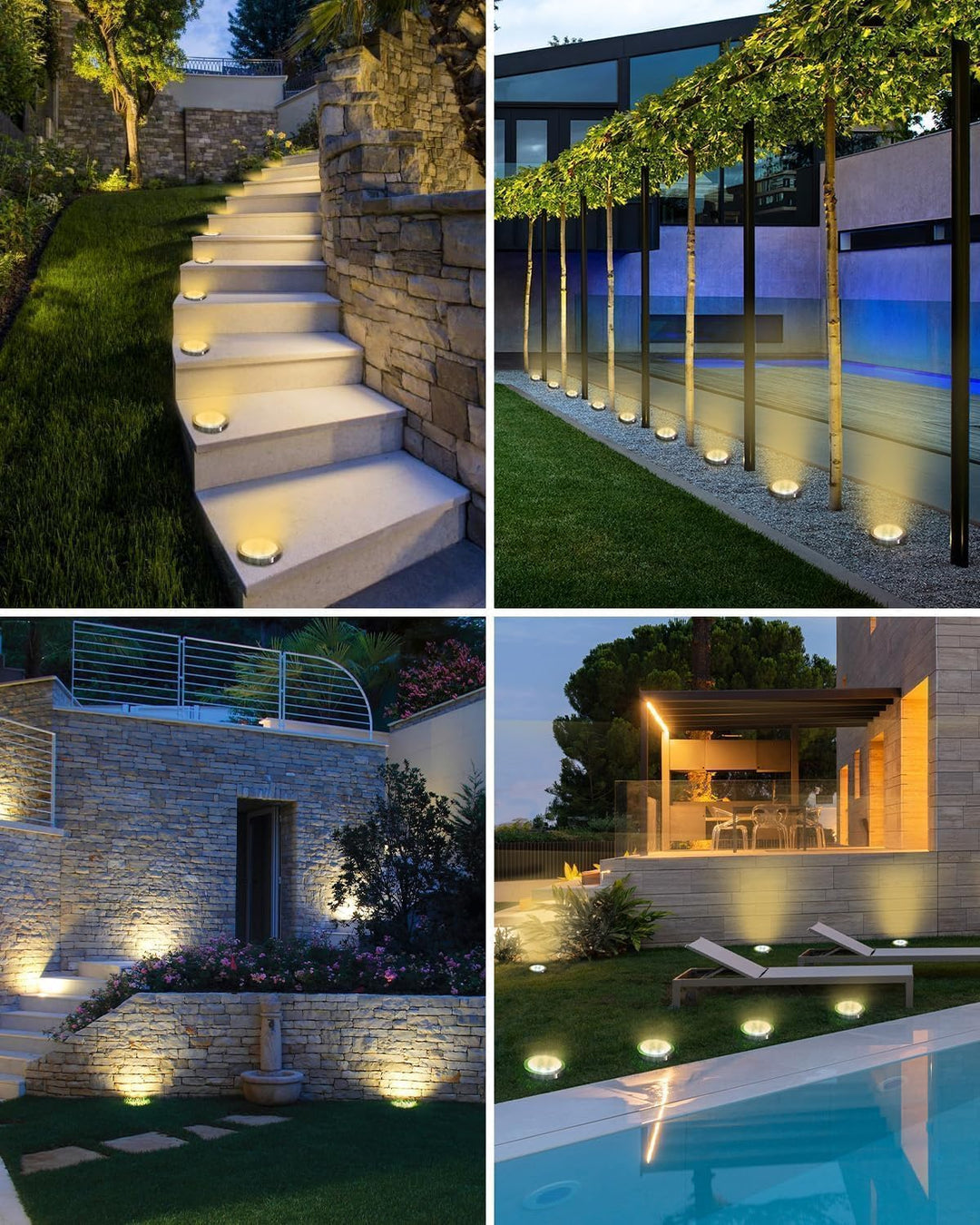 Solární LED světla na zahradu
