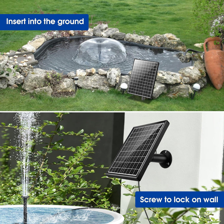 Solární jezírkový filtr s čerpadlem FA201 - 20 W panel, průtok 1200 l/h, biologická filtrace