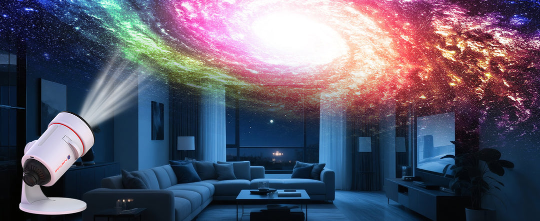 Projektor galaxie 8. generace - 10 kazet se snímky ve 4K kvalitě