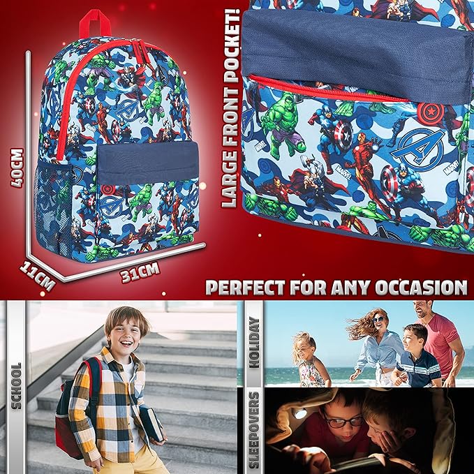 Marvel Dětský batoh | Pro fanoušky Marvel, Avengers a Spider-Man