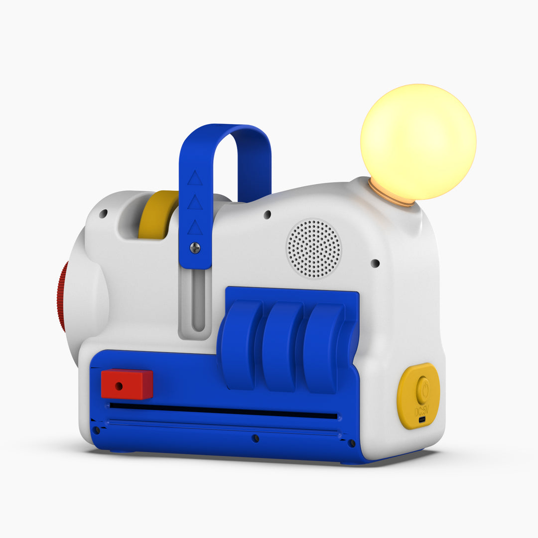 Dětský projektor pohádek a příběhů - 4 tematické sady projekcí, zvuky a noční světlo