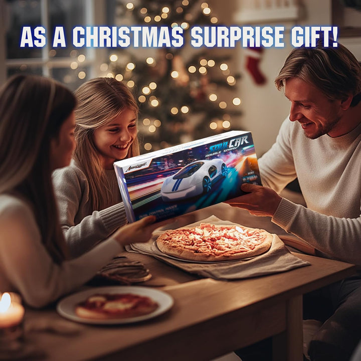 AEROQUEST RC kaskadérské auto s ovládáním gesty, světelnými efekty a kouřem, bílá