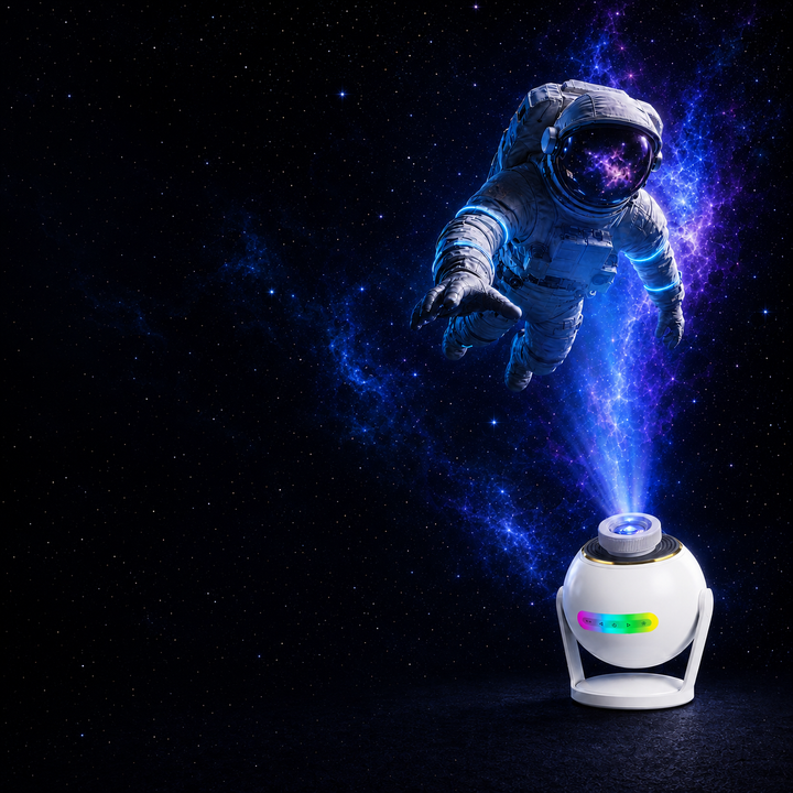 Nanxin Dynamický 3D projektor galaxie SK19 – 60 video scén, Bluetooth reproduktor a dálkové ovládání