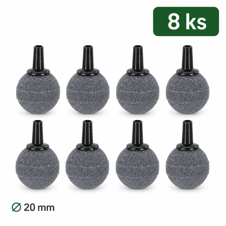 Fapiere Náhradní vzduchovací kameny pro jezírka a akvária (Ø 20 mm) – 2 až 10 ks
