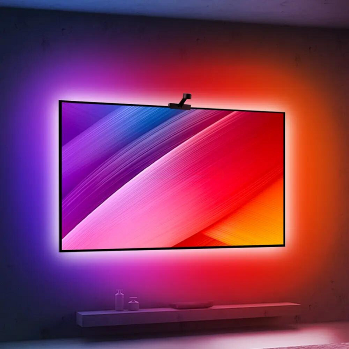Chytré LED osvětlení na TV s kamerou | Smart LED podsvícení RGBIC