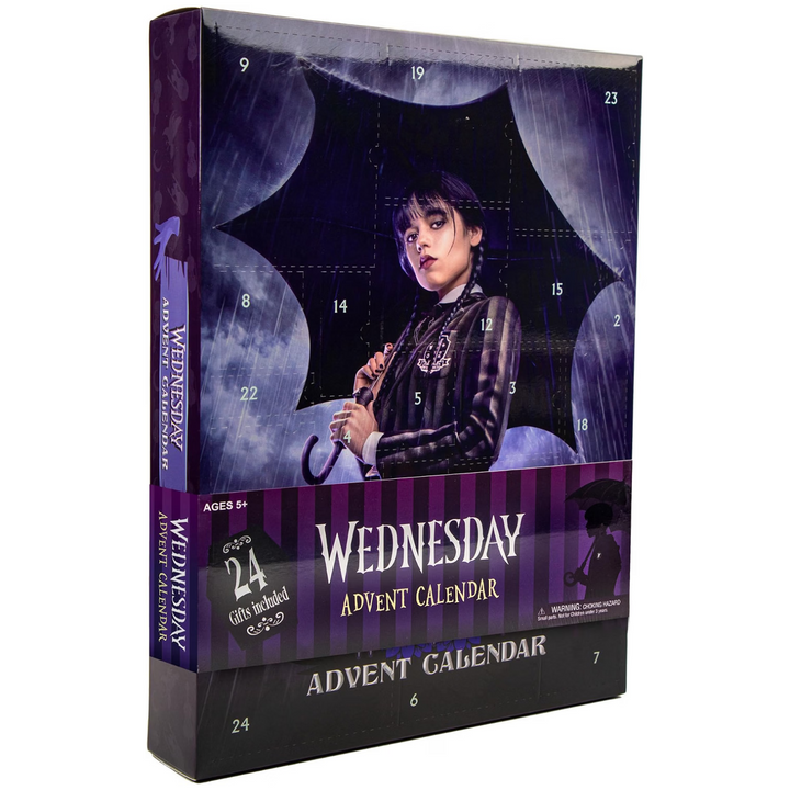 Cinereplicas Wednesday Adventní kalendář – Umbrella Edition, 24 dárků