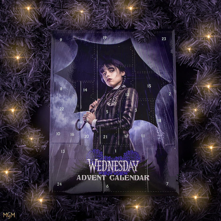 Cinereplicas Wednesday Adventní kalendář – Umbrella Edition, 24 dárků