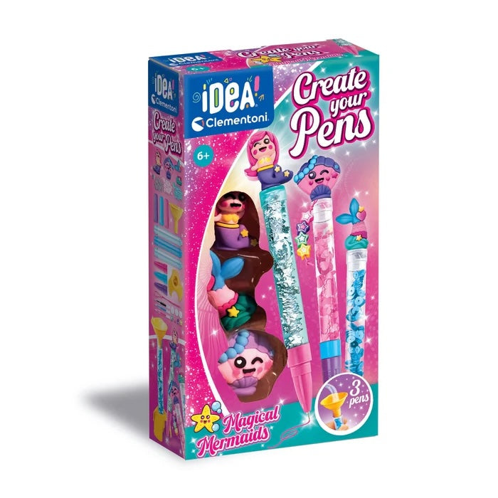 Clementoni IDEA Kreativní sada pro výrobu per – Mořské panny