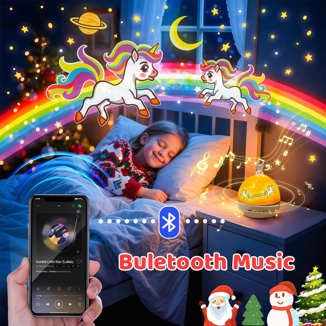 Dětský hvězdný projektor s pohádkovými příběhy