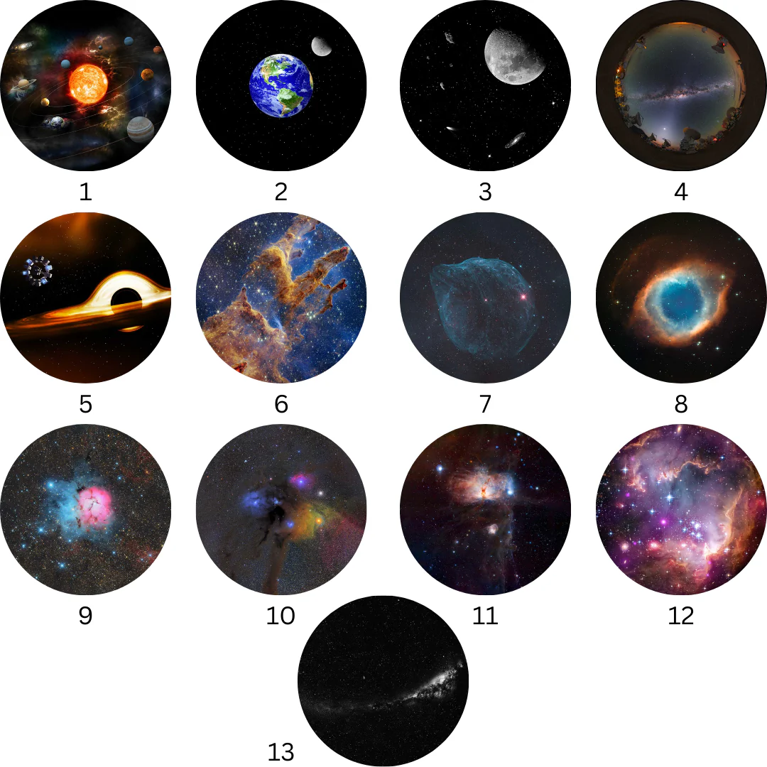 Projektor galaxie ve stylu kosmonauta | Domácí planetárium pro děti