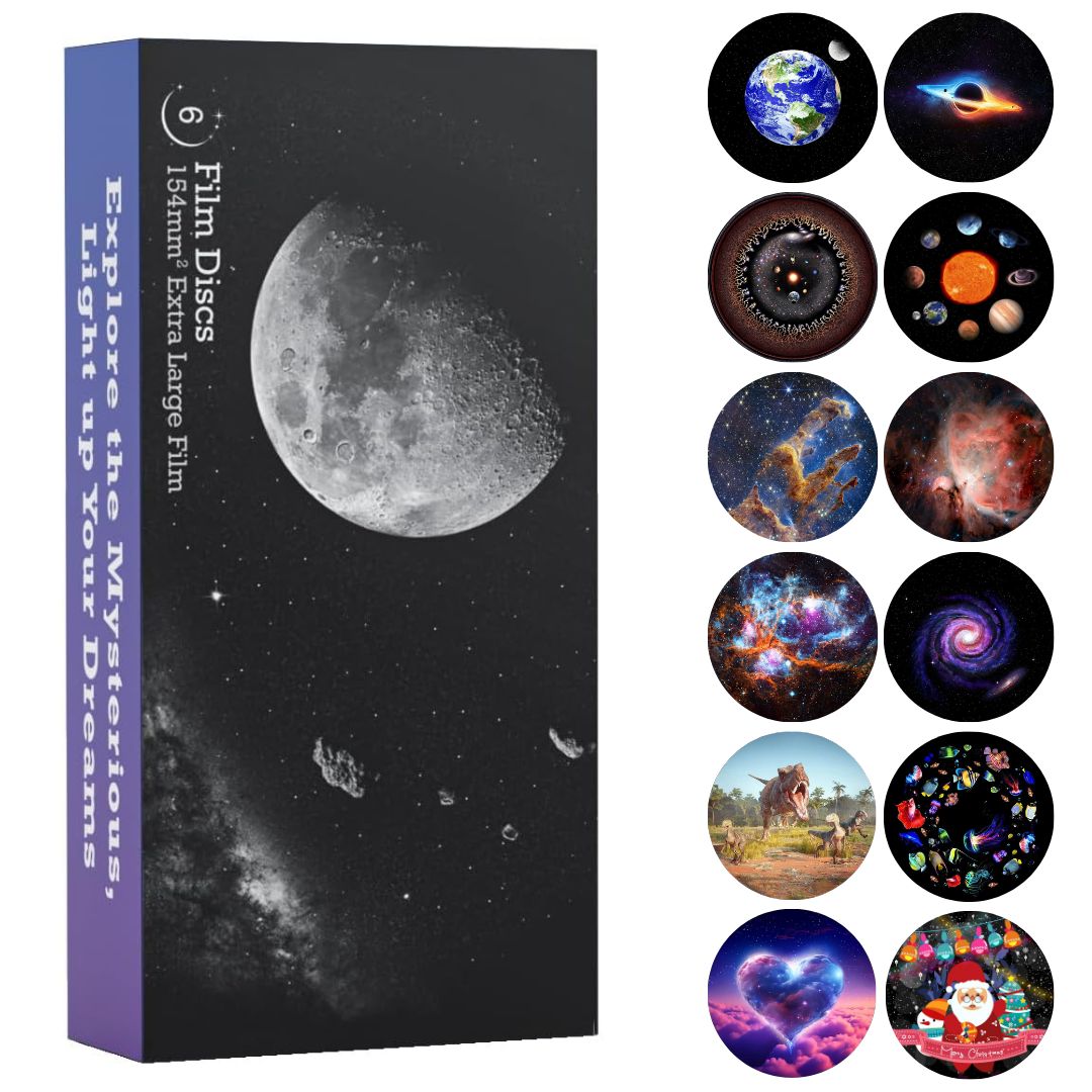 Doplňující sady kazet pro projektory galaxie Bolong & Nanxin – 4K snímky vesmíru, planet, mlhovin i dětských motivů