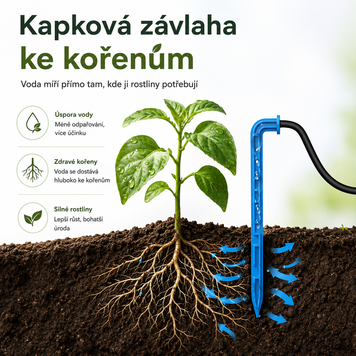 Fapiere Sada kapkovačů a T-kusů pro solární zavlažovací systémy