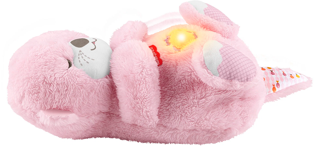 Fisher-Price Zklidňující vydra s melodiemi FXC66, růžová
