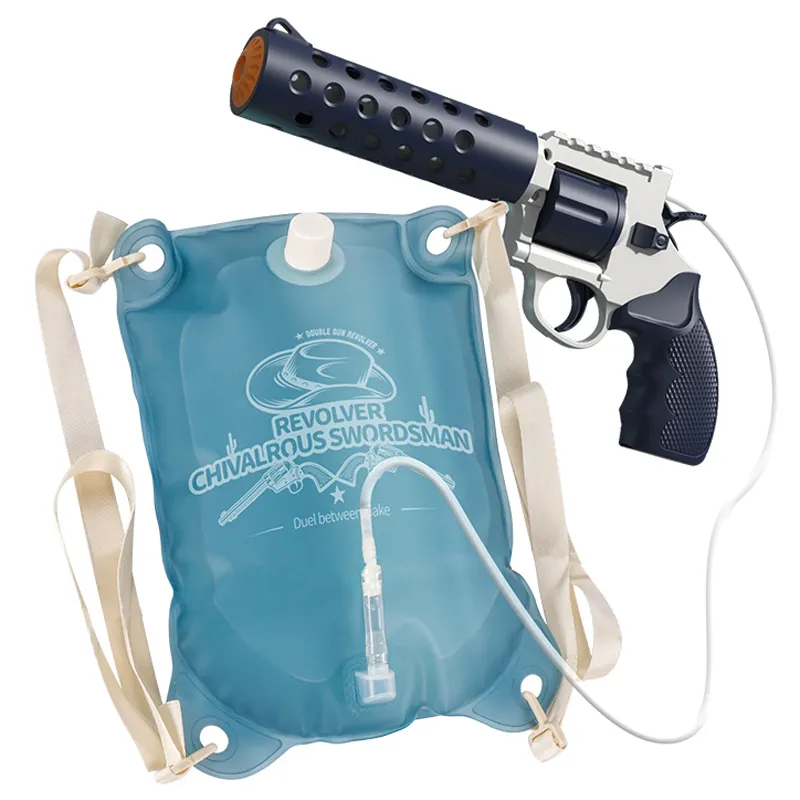 REVOLVER Elektrická vodní pistole | 1,2L zásobník, 6–8m dostřel, automatické střílení