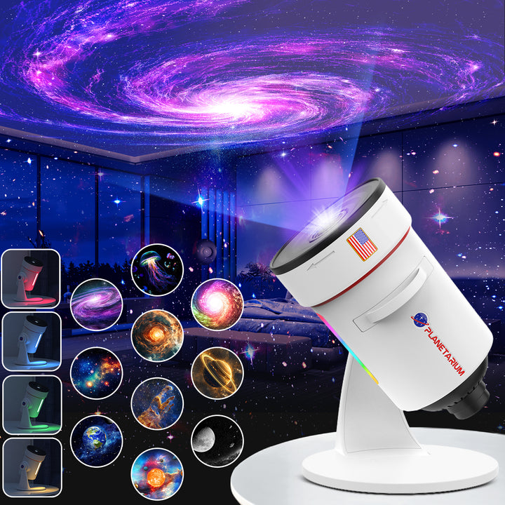 Projektor galaxie s funkcí meteoritu (8. generace) - 10 kazet se snímky ve 4K kvalitě