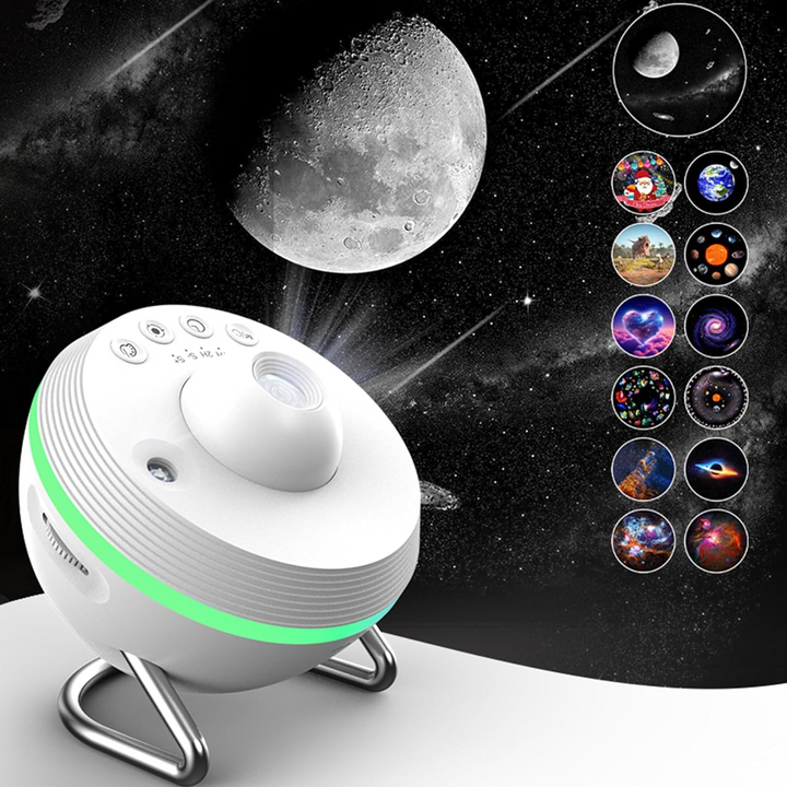 Projektor galaxie s funkcí meteoritu | Domácí planetárium - 13 kazet se snímky ve 4K kvalitě