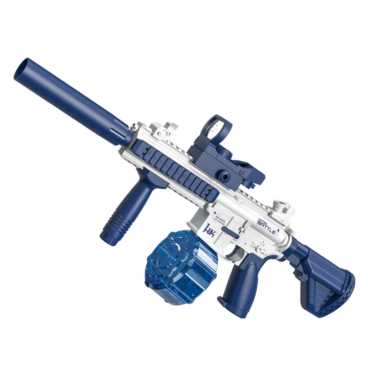 M416 Elektrická vodní pistole | dostřel až 10 m, 2 zásobníky, automatické střílení
