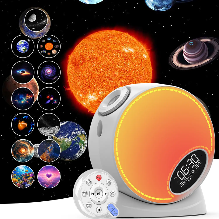 Projektor galaxie s funkcí meteoritu | 13 kazet se snímky ve 4K kvalitě a Bluetooth reproduktor