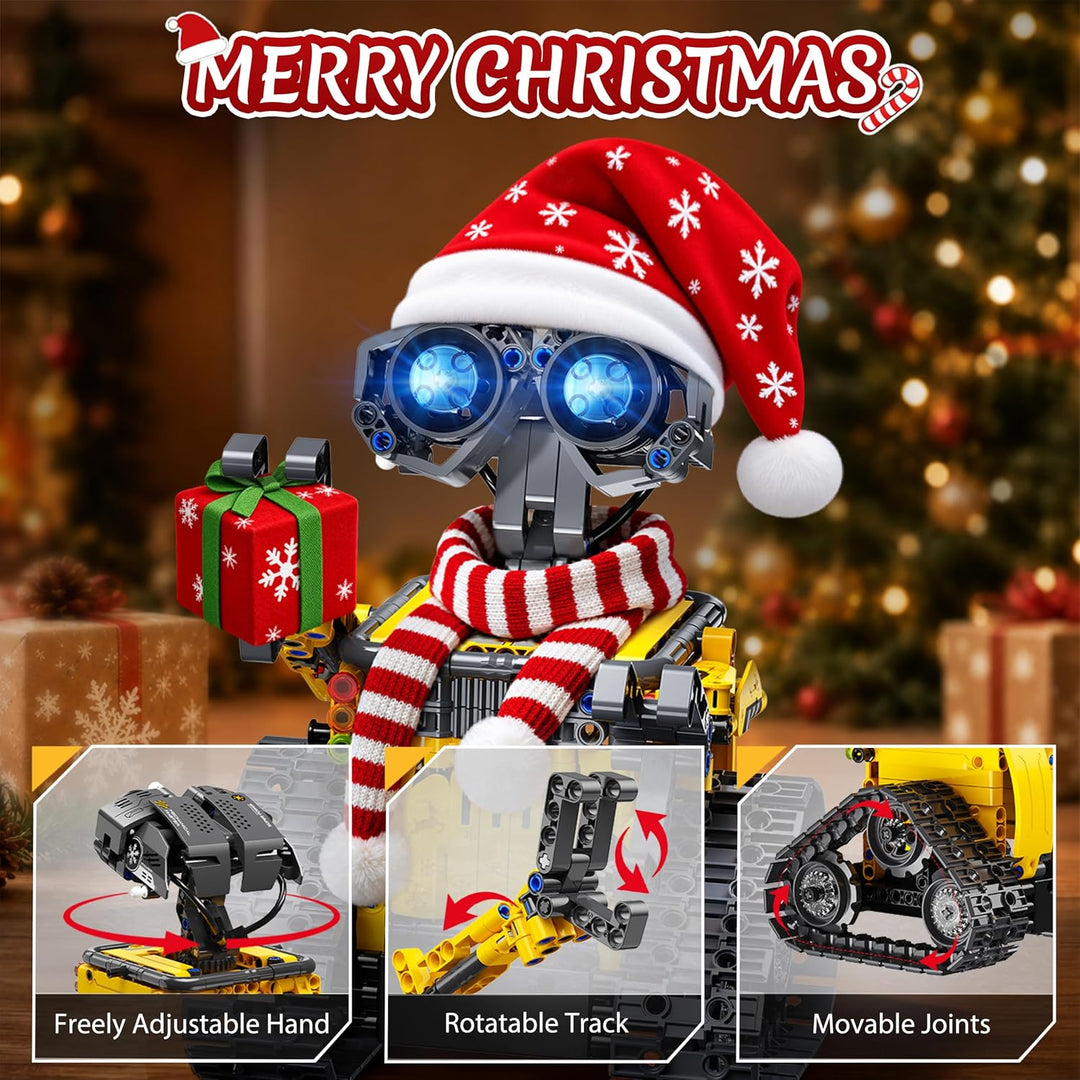 HOGOKIDS Adventní kalendář 2026 – vánoční RC robot, 483 dílků, ovládání ovladačem i aplikací
