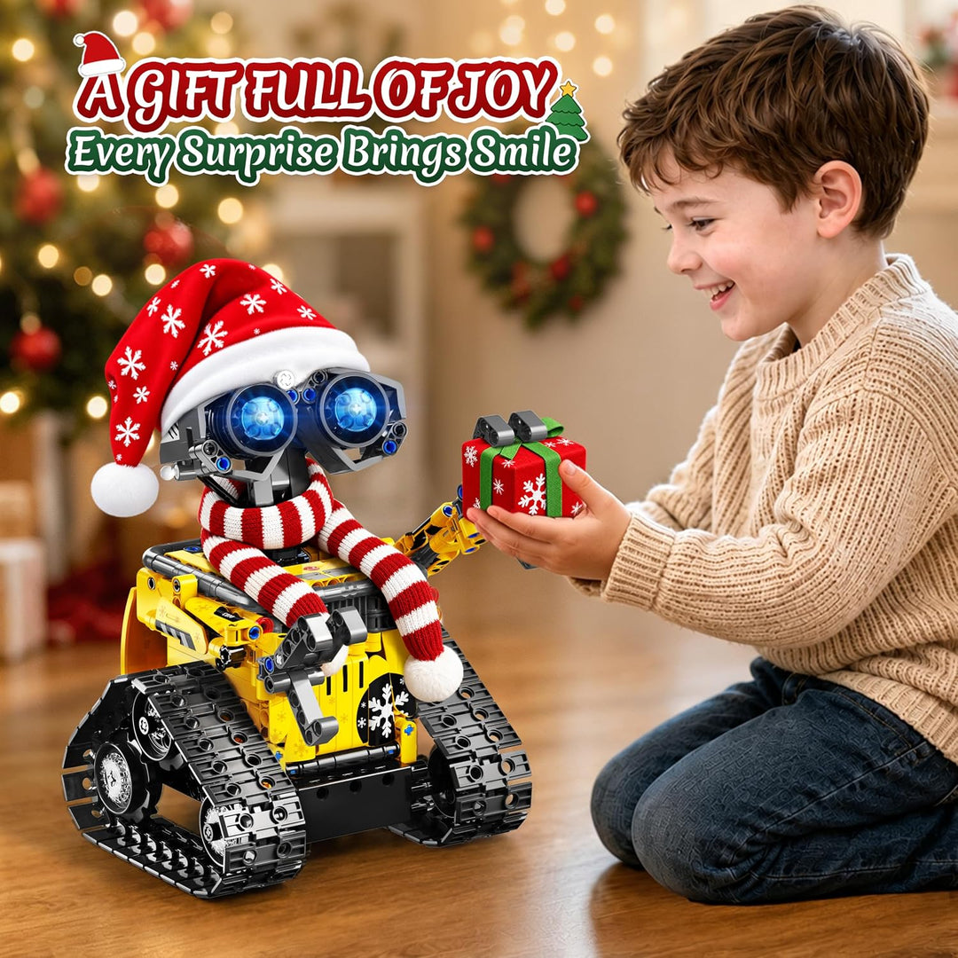 HOGOKIDS Adventní kalendář 2026 – vánoční RC robot, 483 dílků, ovládání ovladačem i aplikací