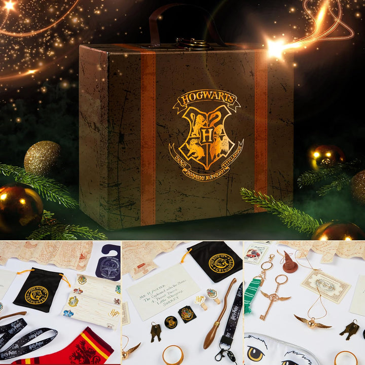 Harry Potter Adventní kalendář s 24 překvapeními v hnědém kufříku