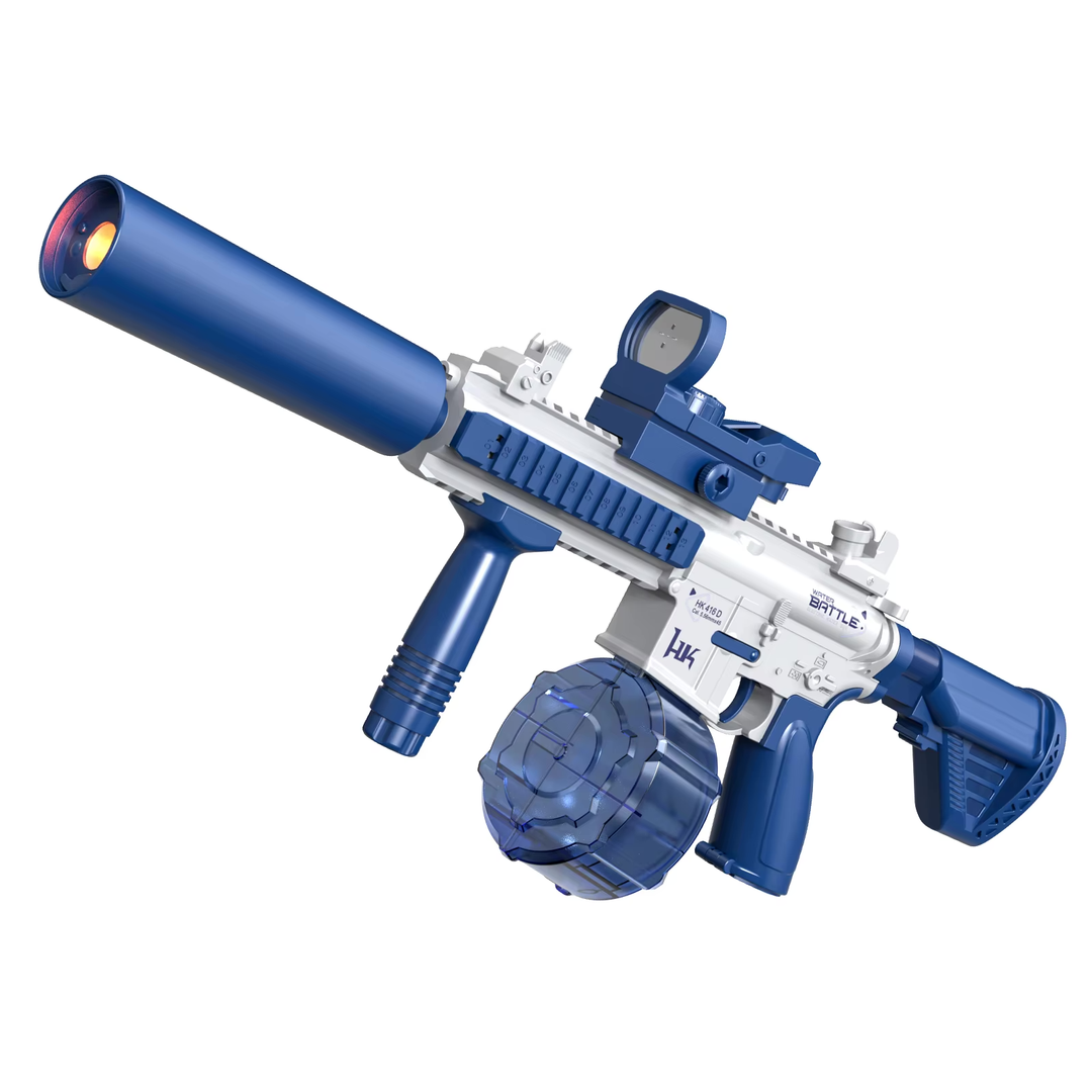 M416 Elektrická vodní pistole | dostřel až 10 m, 2 zásobníky, automatické střílení
