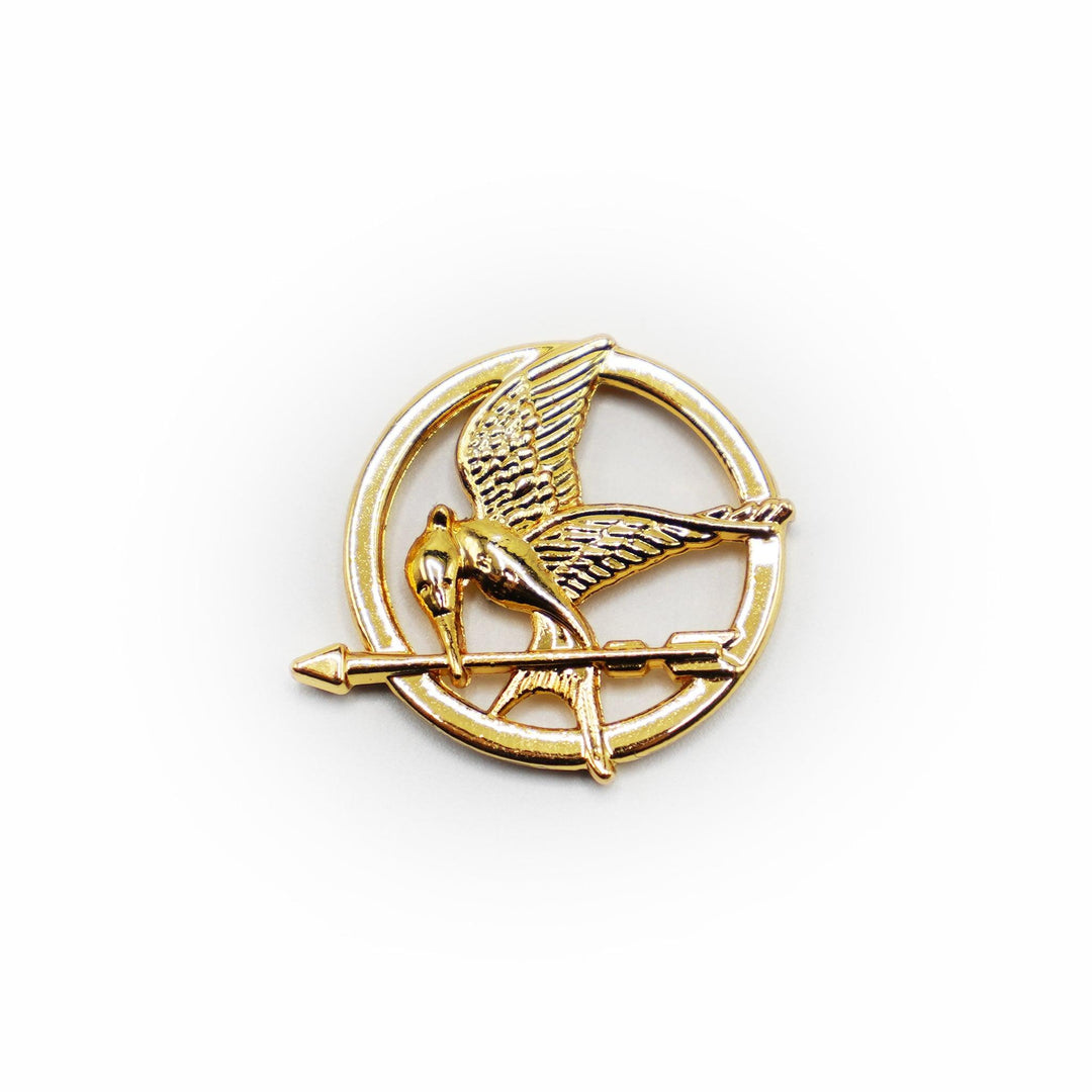 IKEN Mockingjay – brož Reprodrozd, zlatá
