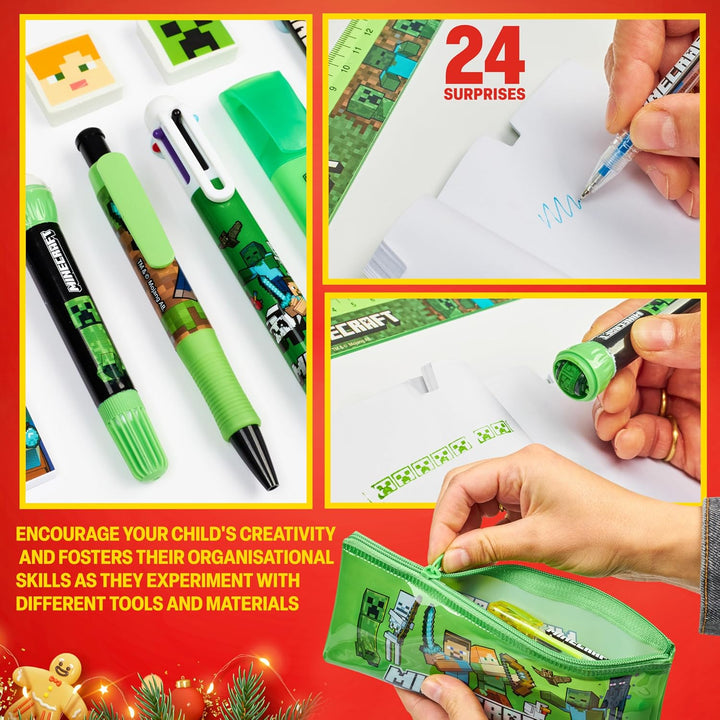 Minecraft Adventní kalendář 2025 (Černá kostka Creeper)