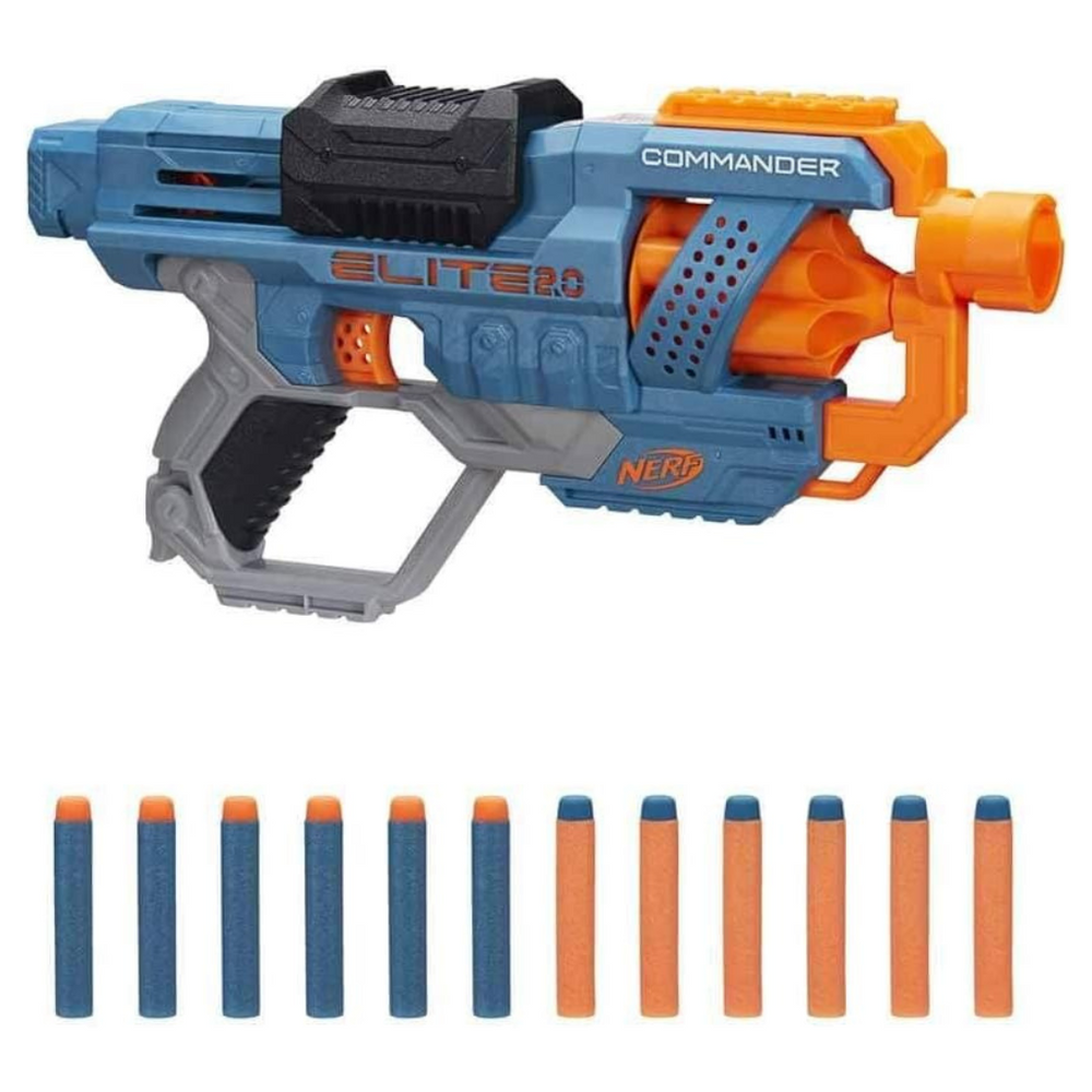 NERF Elite 2.0 Commander RD-6 | Blástr na 12 šipek, náboje