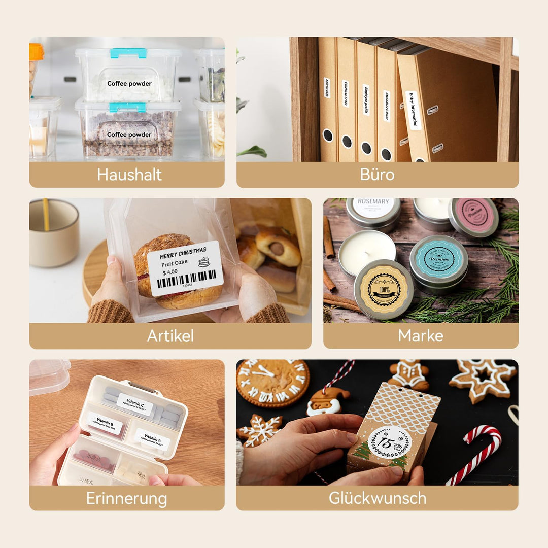 Niimbot náhradní samolepící štítky pro tiskárny B21, B21S, B1, B3S, 50x30mm, 230ks/role