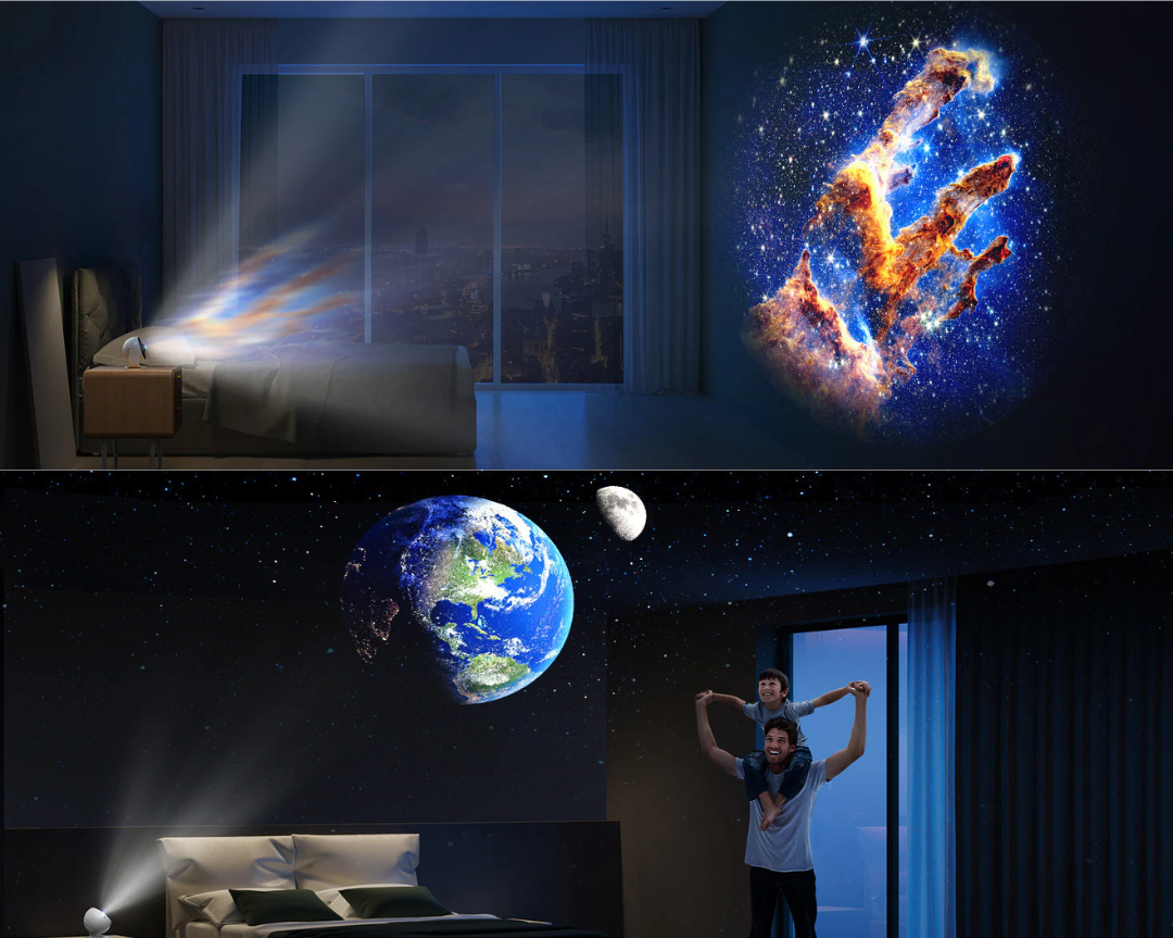 Projektor galaxie | Domácí planetárium pro děti