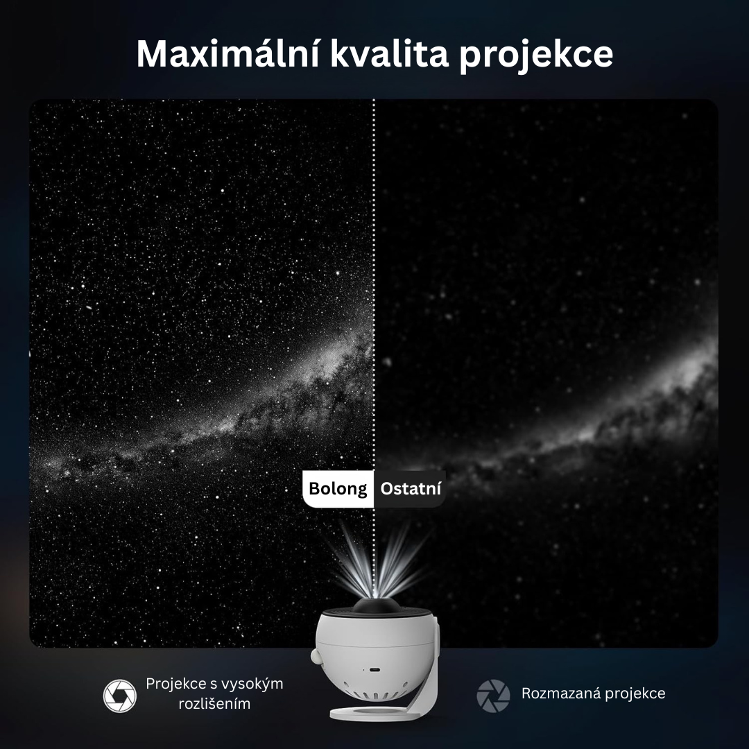 Bolong Projektor galaxie (PRO) | Domácí planetárium - 13 kazet a dálkové ovládání