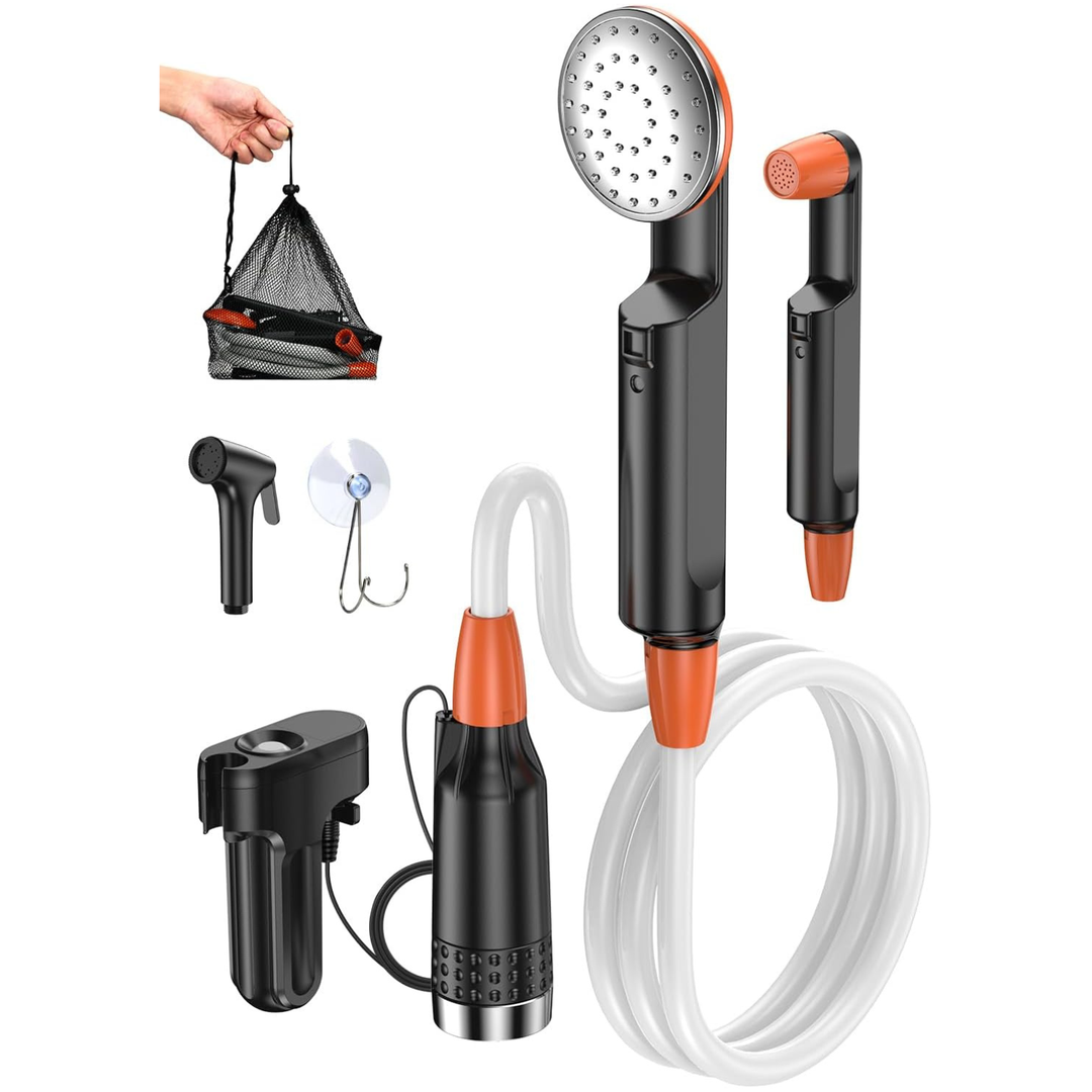 Rsaoty Přenosná kempingová sprcha 3000 mAh